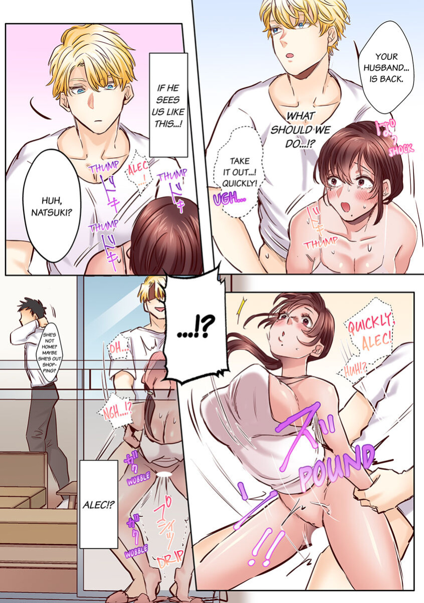 [Azumaya Manju] "Okusan no Ana, Ore no de Fusai de Agemasu ne?" Yokkyuu Fuman na Hitozuma ga Rinjin Ryuugakusei no XL Chinpo ni Ochiru made... 1-9 | An XXL Dick to Satisfy a Married Woman 1-9 (Complete)