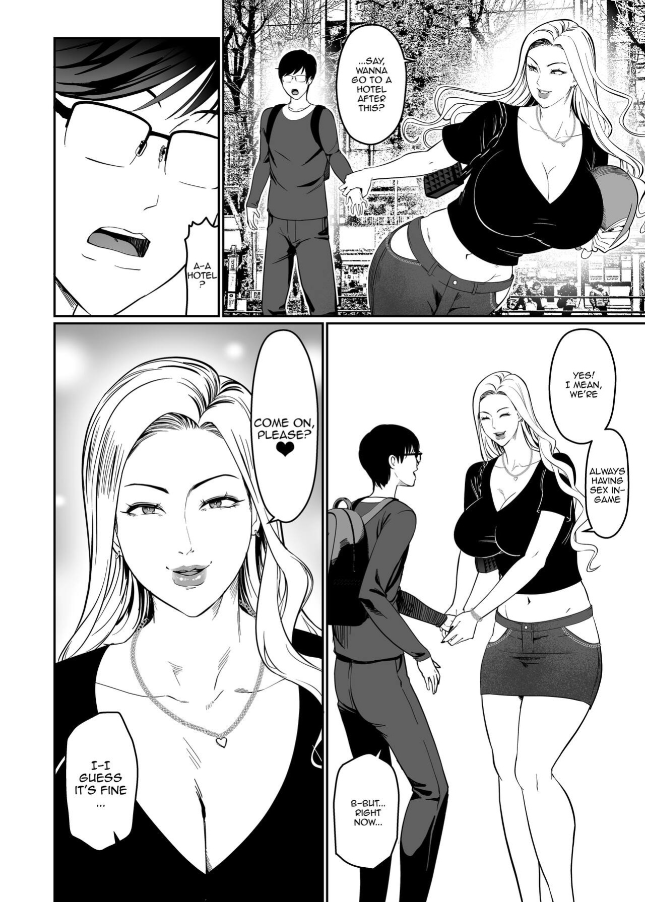 [ERO.MORI (Kirin Ouji)] Game de Seiso datta Anoko wa Gal!? | That Girl Who Was So Pure In-game Turned Out To Be a Tall Gyaru!?