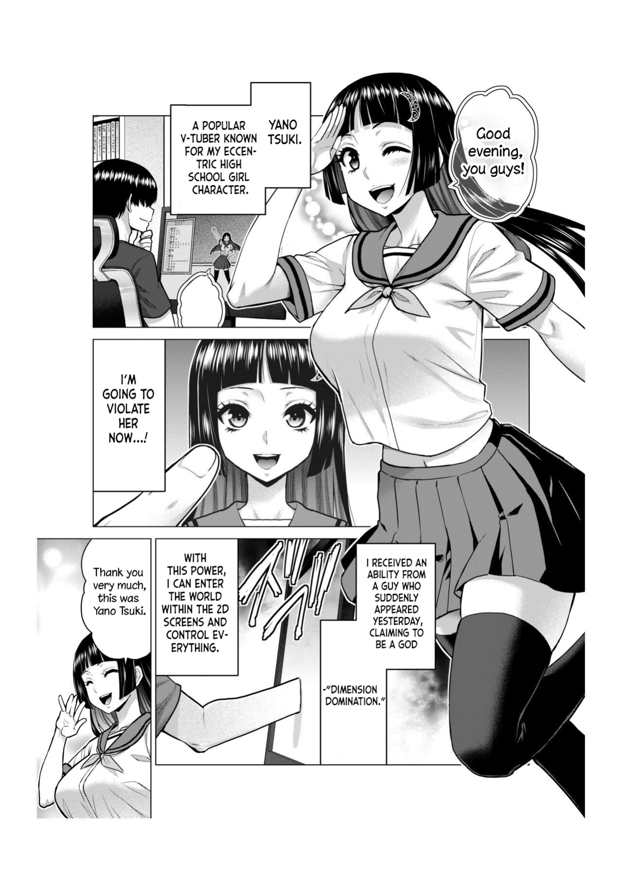 [Pink Gate (Yamada Gogogo, Shirai Sanoku)] V no Naka no Hito o Saimin Sennou Shihai | The Hypnosis of V-Tubers [Hunlight Scans]