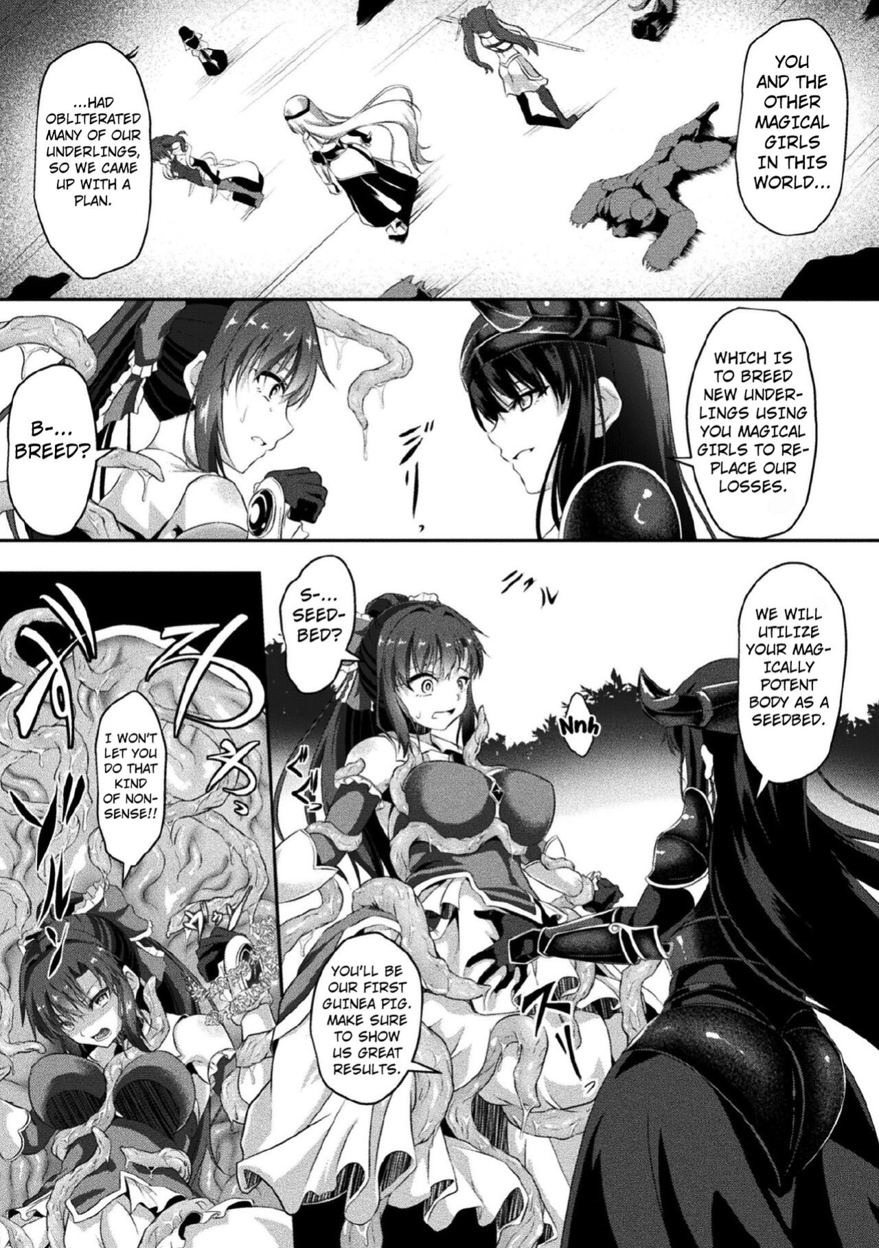 [Hakomaru] ~Mahou Kenshi Shokujoku no Kokuin~ | The Magical Pugilist ~Engraving of Tentacle Disgrace~ (Kukkoro Heroines Vol. 11) [Kuraudo]