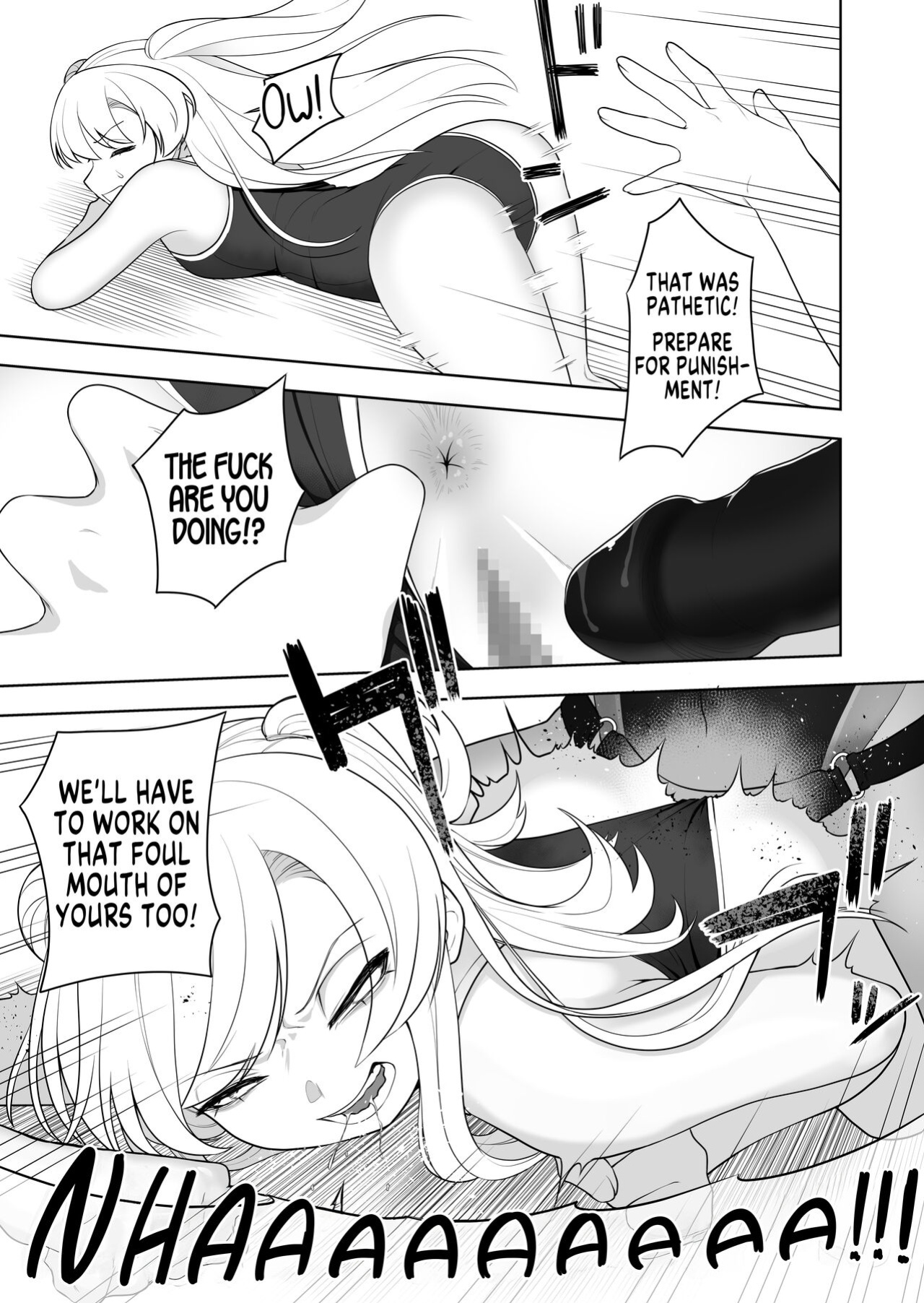 [Amuai Okashi Seisakusho (Ochita Ato Daisuki Samurai, Ahoge Kinoko)] Kyousei Gimukyouiku! TS Ecchi na Onnanoko Kunrenkou! | Correction and Duty Education! Training School for Lewd TS Girls! [GTF]