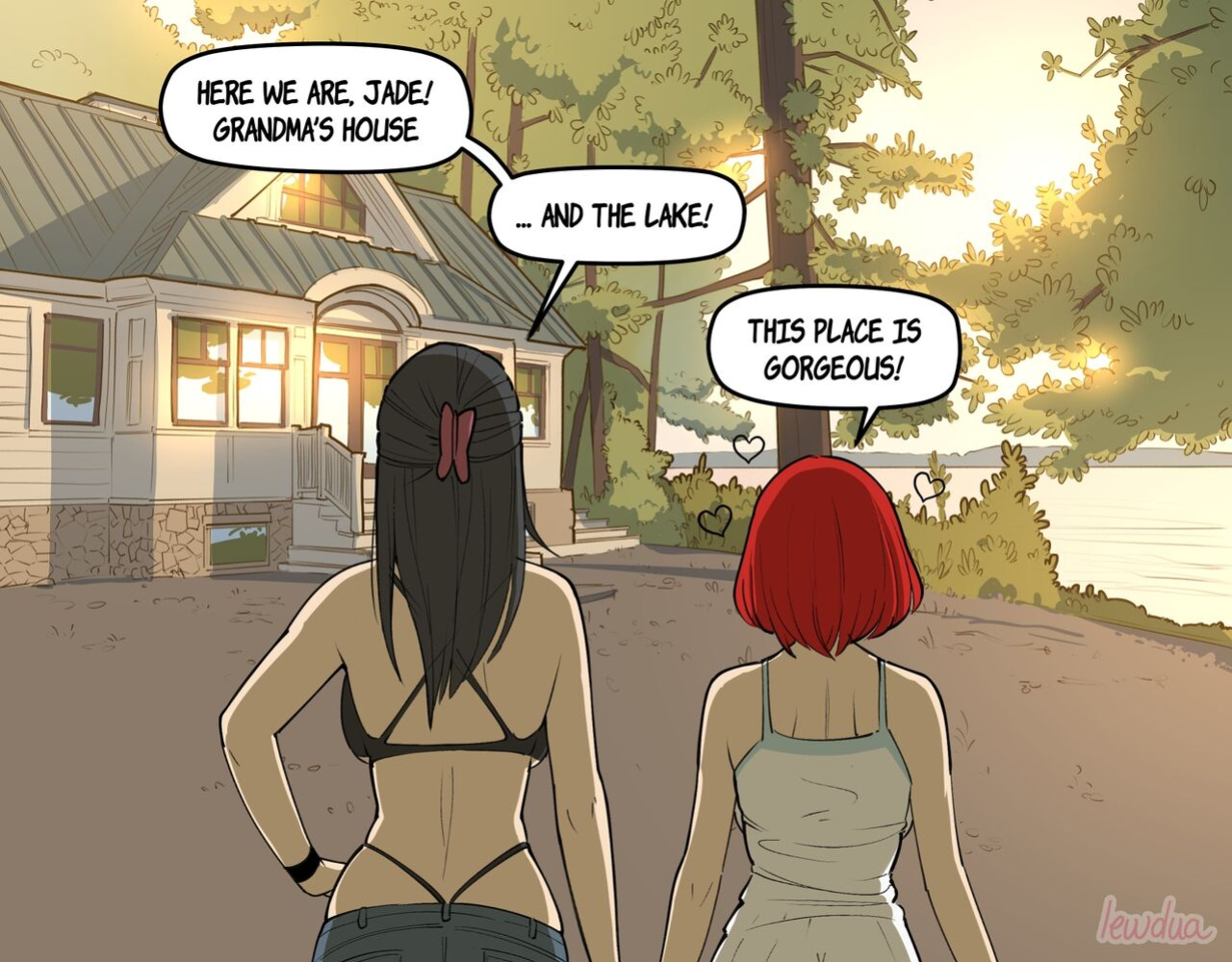 [Lewdua] Holiday at Grandma's (Full Story + Lore)