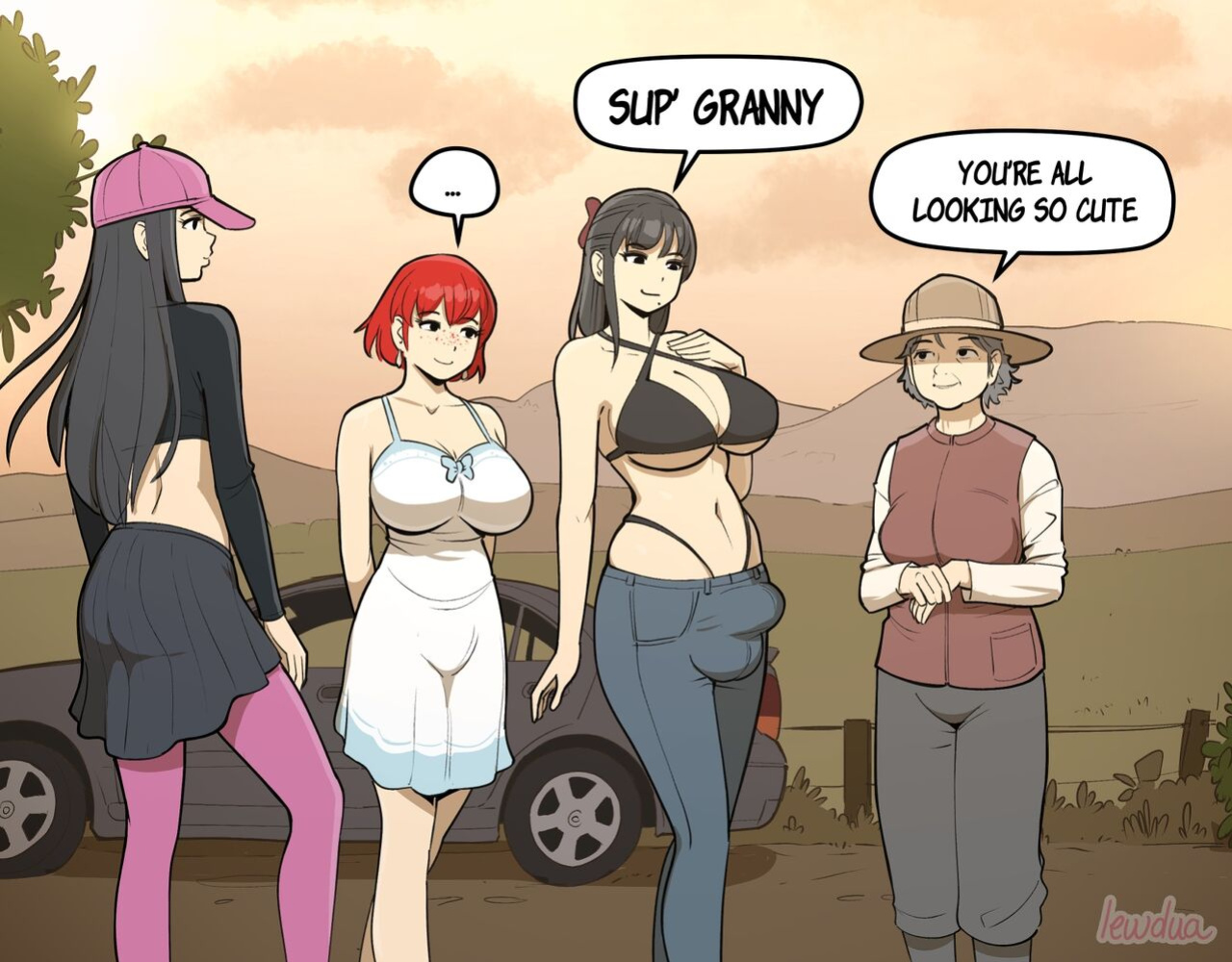 [Lewdua] Holiday at Grandma's (Full Story + Lore)