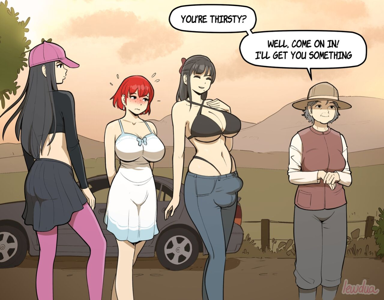 [Lewdua] Holiday at Grandma's (Full Story + Lore)