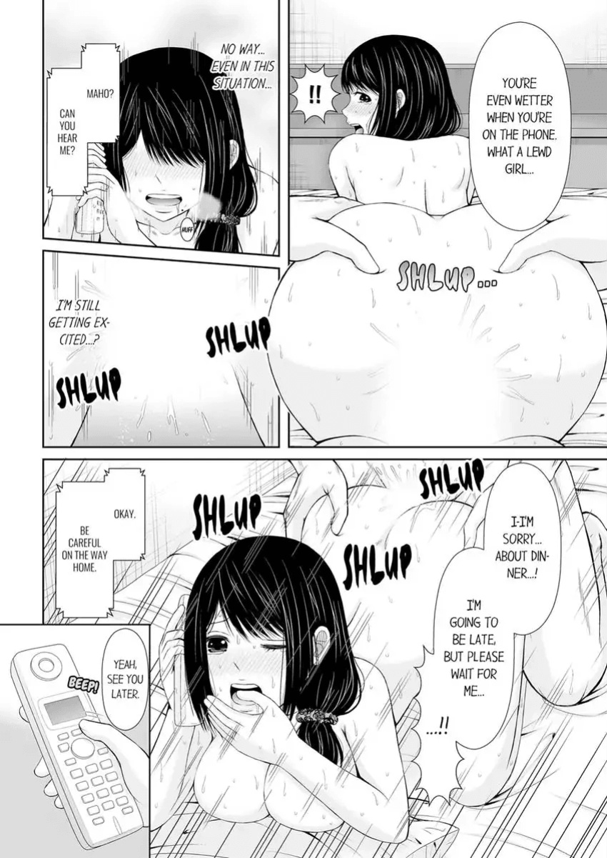 [Icelatte] Denwa chū , Ushiro kara XL no Furin Pisuton 〜 Majimena Hitozuma no Inran SEX 1-3 | Fucked with a Giant Dick from Behind while on the Phone - A Serious Wife’s Filthy SEX 1-3