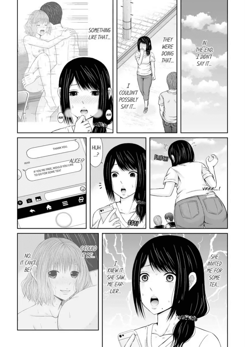 [Icelatte] Denwa chū , Ushiro kara XL no Furin Pisuton 〜 Majimena Hitozuma no Inran SEX 1-3 | Fucked with a Giant Dick from Behind while on the Phone - A Serious Wife’s Filthy SEX 1-3