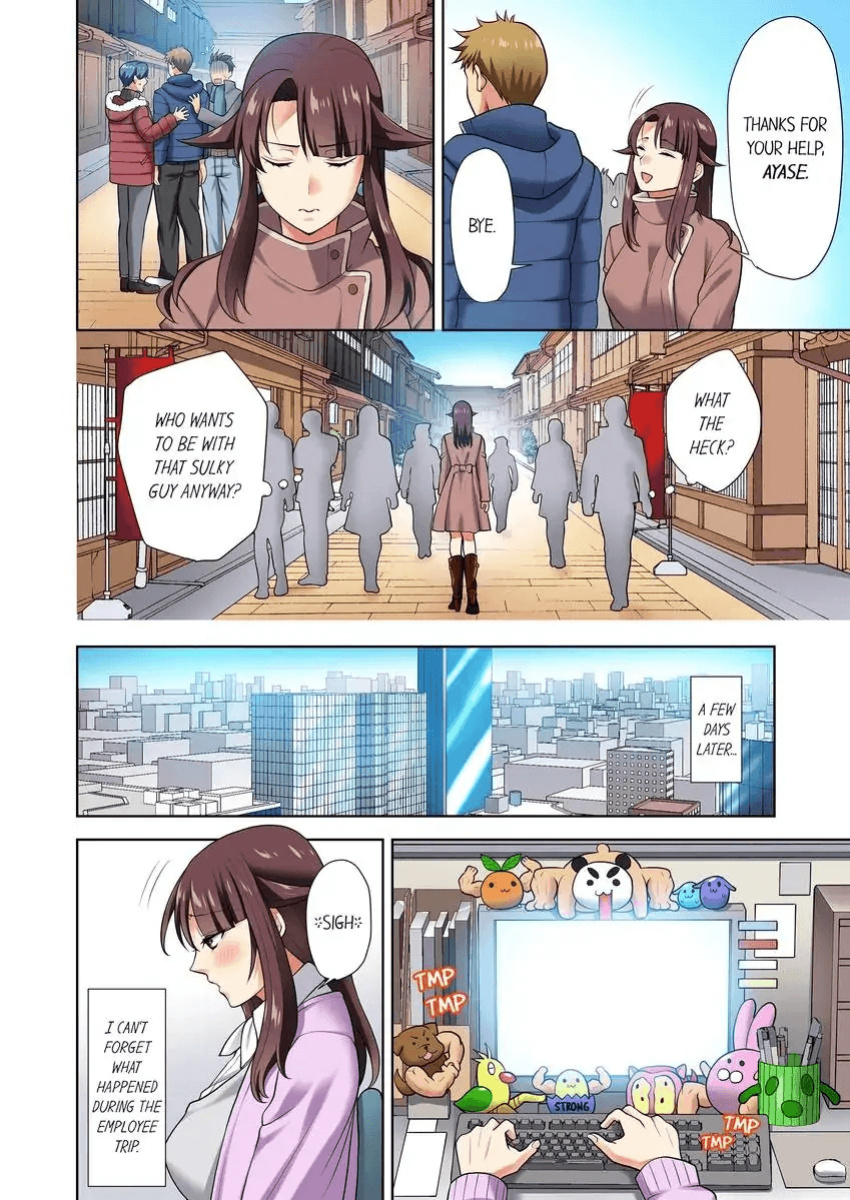 [Aono Akira] Itte mo Owaranai Shain Ryokou "Watashi / Osananajimi ni Sounyuu re Rare Chatteru...!" 1-3 | Company Outing That Never Ends Even if I Cum - “I’m Fucked by My Childhood Friend…!” 1-3