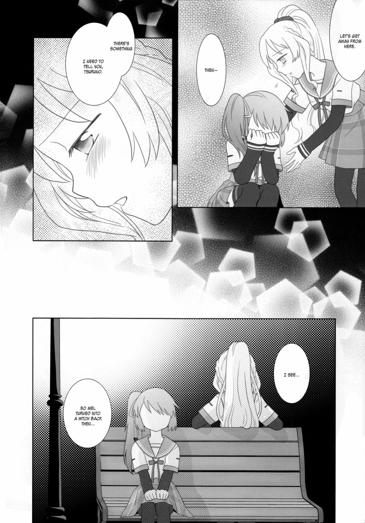 (C100) [pecon (Kino)] Hoshi mo Mienai | Even the stars are gone (Complete) (Puella Magi Madoka Magica Side Story: Magia Record) [SGT]