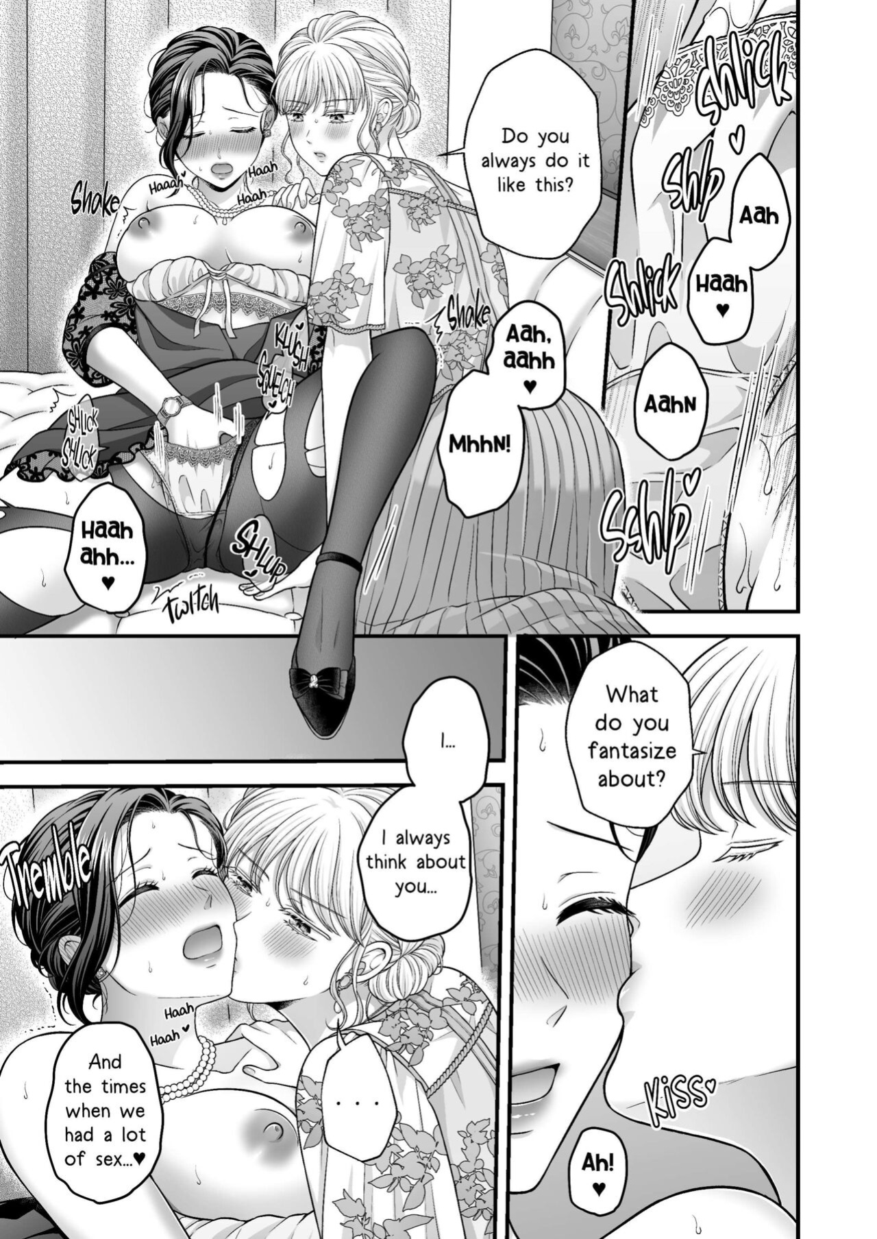 [Tabehoudai (Namaniku)] Kekkonshiki Kaeri no Yoru | Night After Party [YURI HUB PLUS]