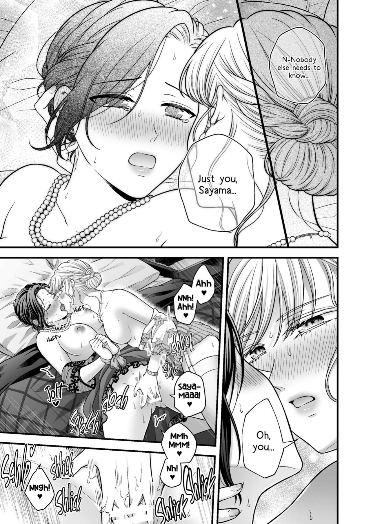 [Tabehoudai (Namaniku)] Kekkonshiki Kaeri no Yoru | Night After Party [YURI HUB PLUS]