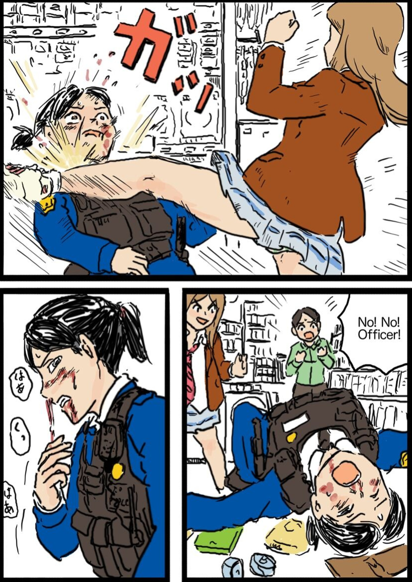 [Yutani] Policewoman VS Delinquent Girl