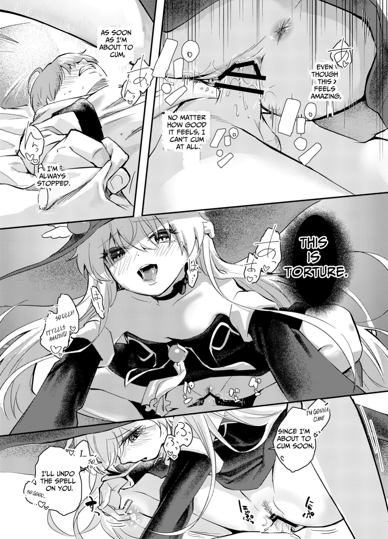 [Hatsuyasumi] Wagamama Majo to Shasei Kinshi Seikatsu | Ejaculation Prohibition Life With A Selfish Witch [Benri]