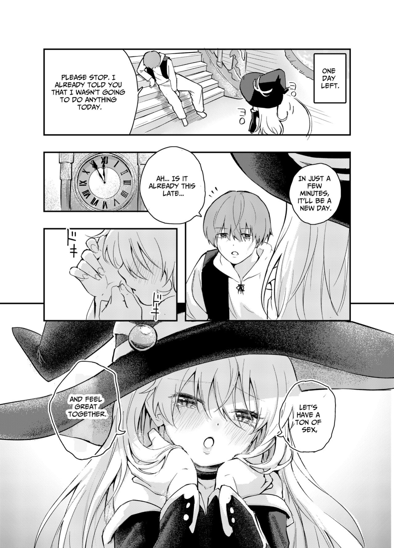 [Hatsuyasumi] Wagamama Majo to Shasei Kinshi Seikatsu | Ejaculation Prohibition Life With A Selfish Witch [Benri]