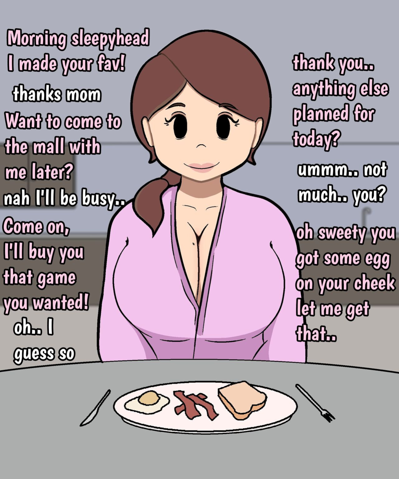 [UniiMom] No Nut November: Mom x Son Love Story