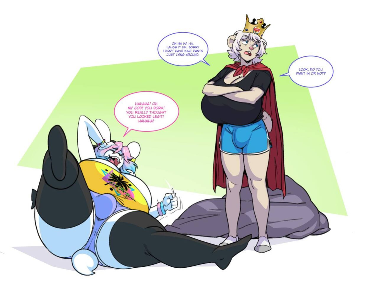 [boosterpang/theycallhimcake] Peanut Butter and Jamie comic