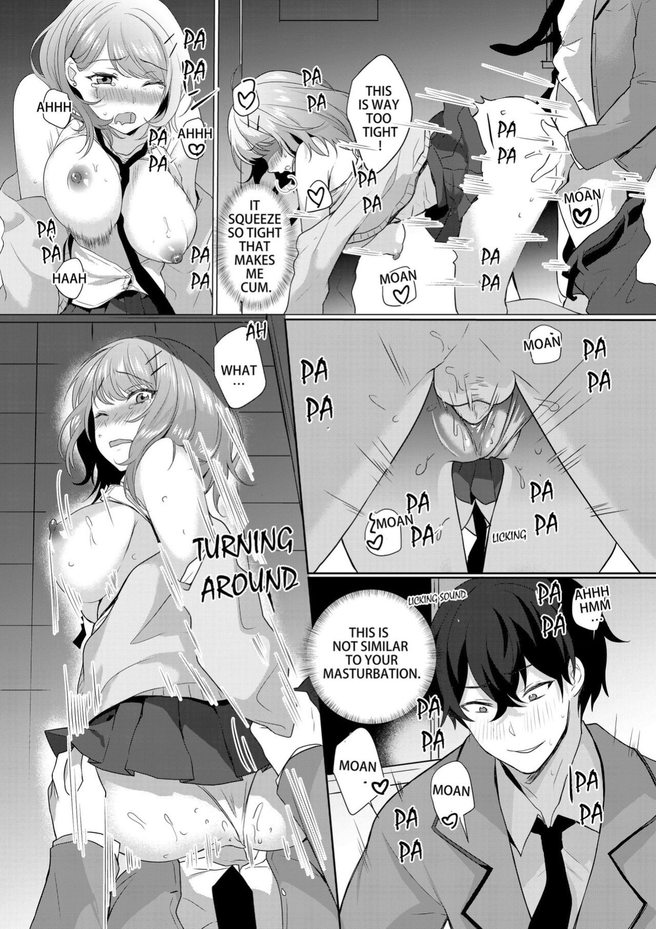 [Hanasaku Mahiru] Namaiki JK ni Nakadashi Choukyou ~Mechakucha ni Tsuite, Oku no Hou ni Dashite Ageru ne 1 | Cum inside disobedient JK 1