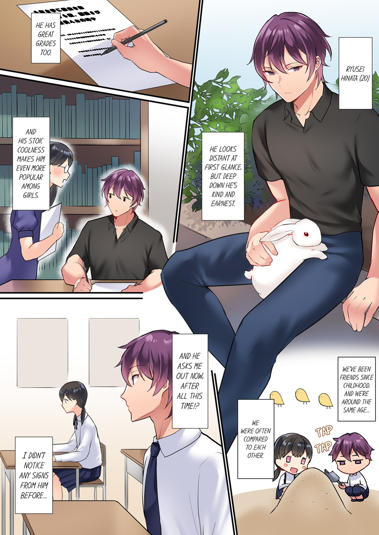[Kaduki] Netori Ai SEX - Chara Otoko no Hentai Massage Osananajimi no Nettori Aibu 1 | N.T.R. Sex Wars - Playboy's Depraved Massage VS. Childhood Friend's Sensual Touch 1