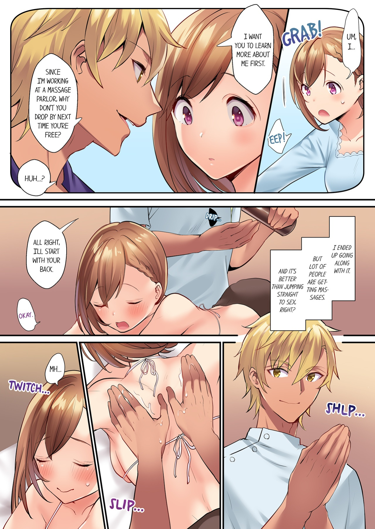 [Kaduki] Netori Ai SEX - Chara Otoko no Hentai Massage Osananajimi no Nettori Aibu 1 | N.T.R. Sex Wars - Playboy's Depraved Massage VS. Childhood Friend's Sensual Touch 1