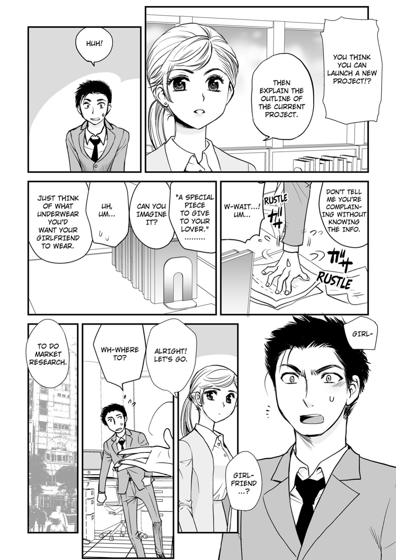 [Toshi] Kotowararete mo, Sounyuureru kara. - Shinya no Office... SEX Shinagara Zangyou-chuu 1 | I'll Still Put It In, Even If You Refuse. -Late Night at the Office... Having Sex While Working Over-time 1