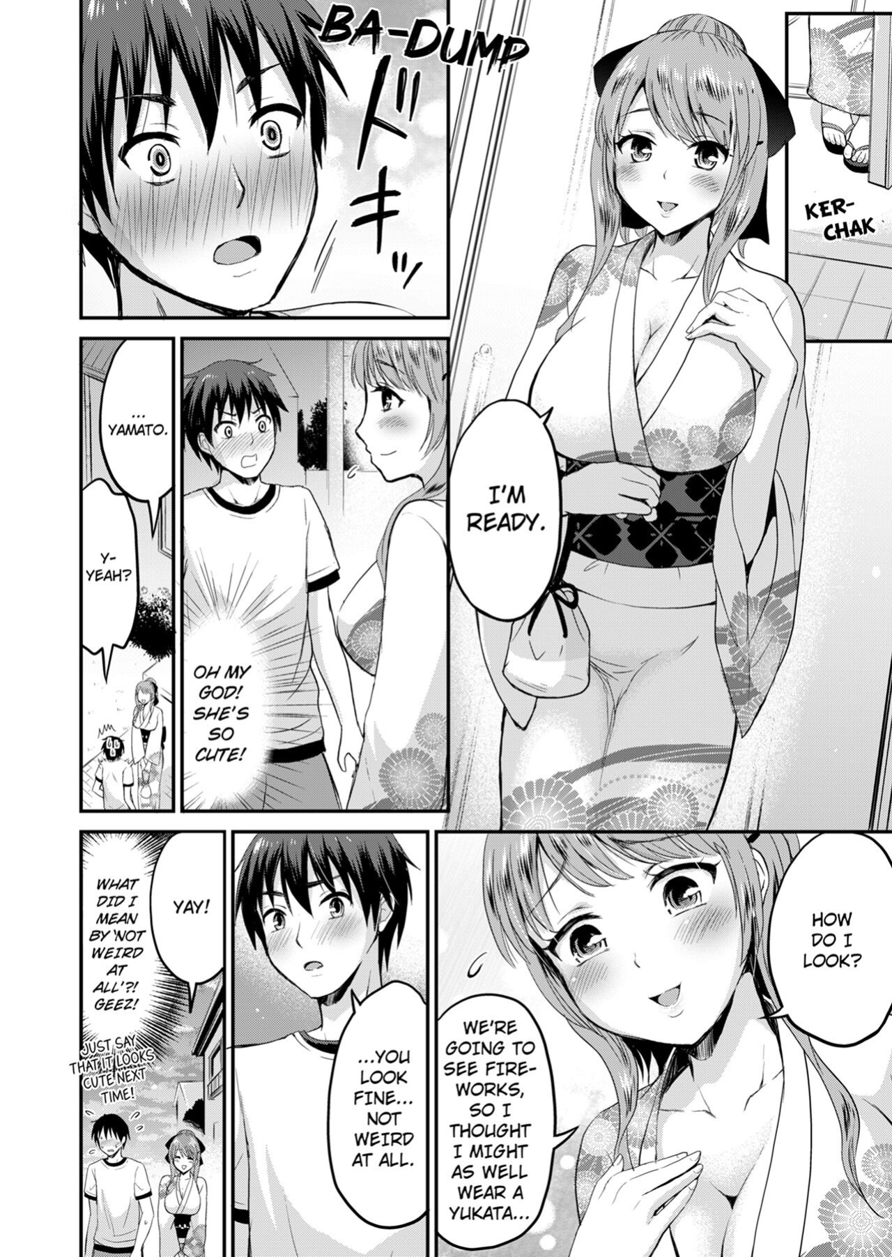 [Takayama Non] Koibito no Furi Shite Tara, Iki Goe ga…. Yukata Sugata no Kyonyuu Oneesan ni, Tamarazu Sounyuu 1 I Can’t Stop Myself From Penetrating My Big Boobed Older Female Cousin 1
