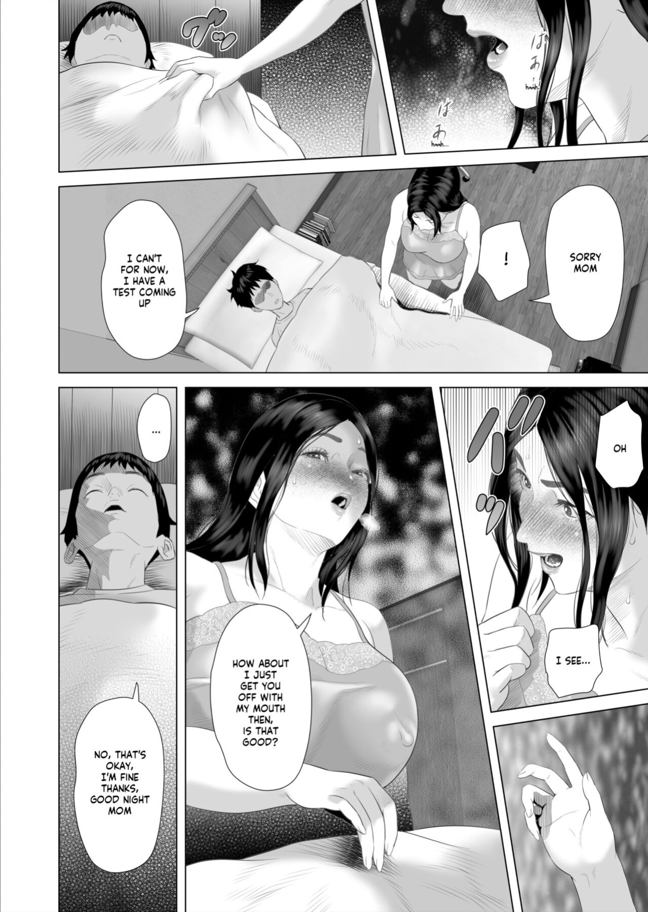 [Hyo-dou (Hyji)] Kinjo Yuuwaku Boku ga Okaa-san to Konna Koto ni Nacchau Hanashi 7 ~Kinjoku Hen~| How I Came To Be This Way With My Mother 7 - Withdrawal Volume [innyinny]
