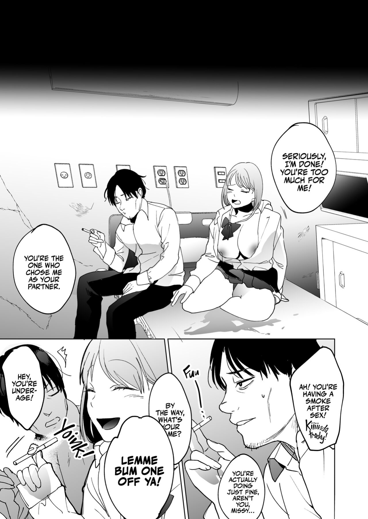 [Manmaya (Same Manma)] Jinsei Sayonara 5 byou-mae, Nazo-JK ni Kuwareru | Devoured by a Mysterious High School Girl 5 Seconds before I Bid My Life Farewell [korafu]