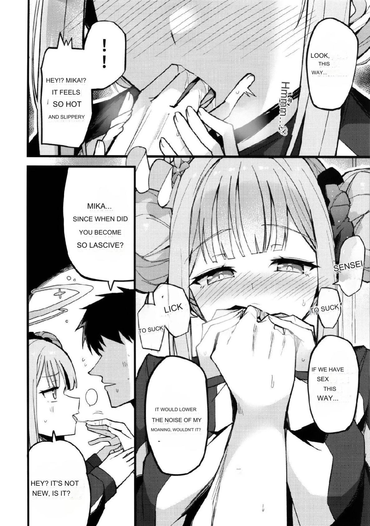 (C102) [Miracle Burn (Himiya Zyo-zu)] Mika, Koe Osaete. | Mika, Keep Your Voice Down. (Blue Archive)