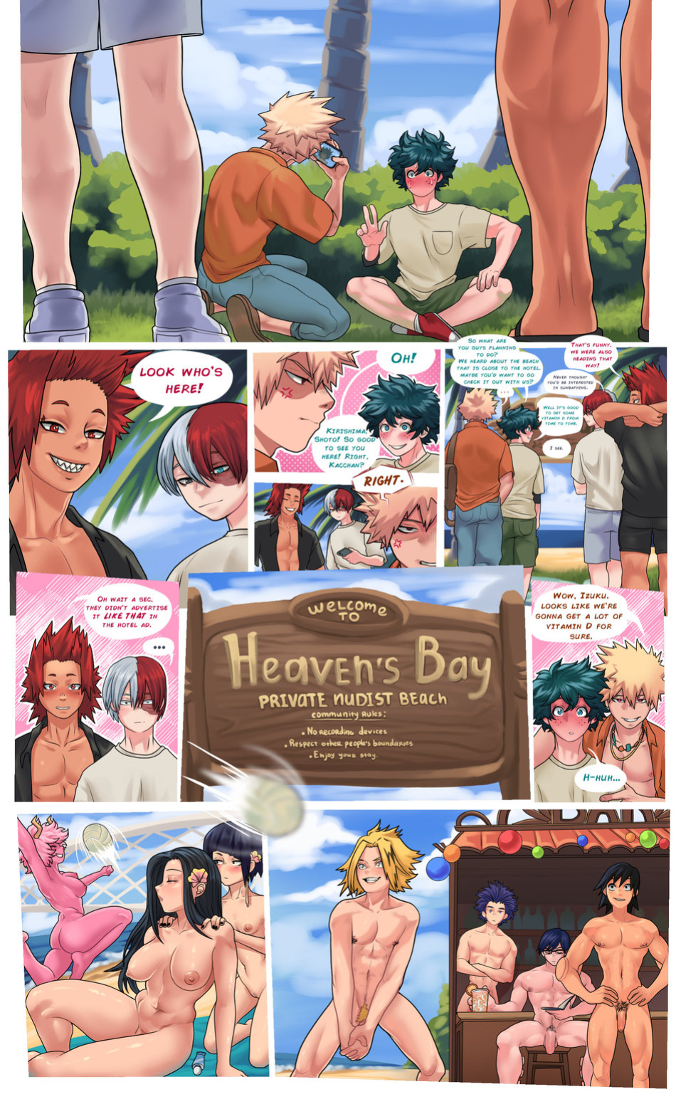 [Nutedama] BKDK Vacation – Boku no Hero Academia [Eng] (Updated)