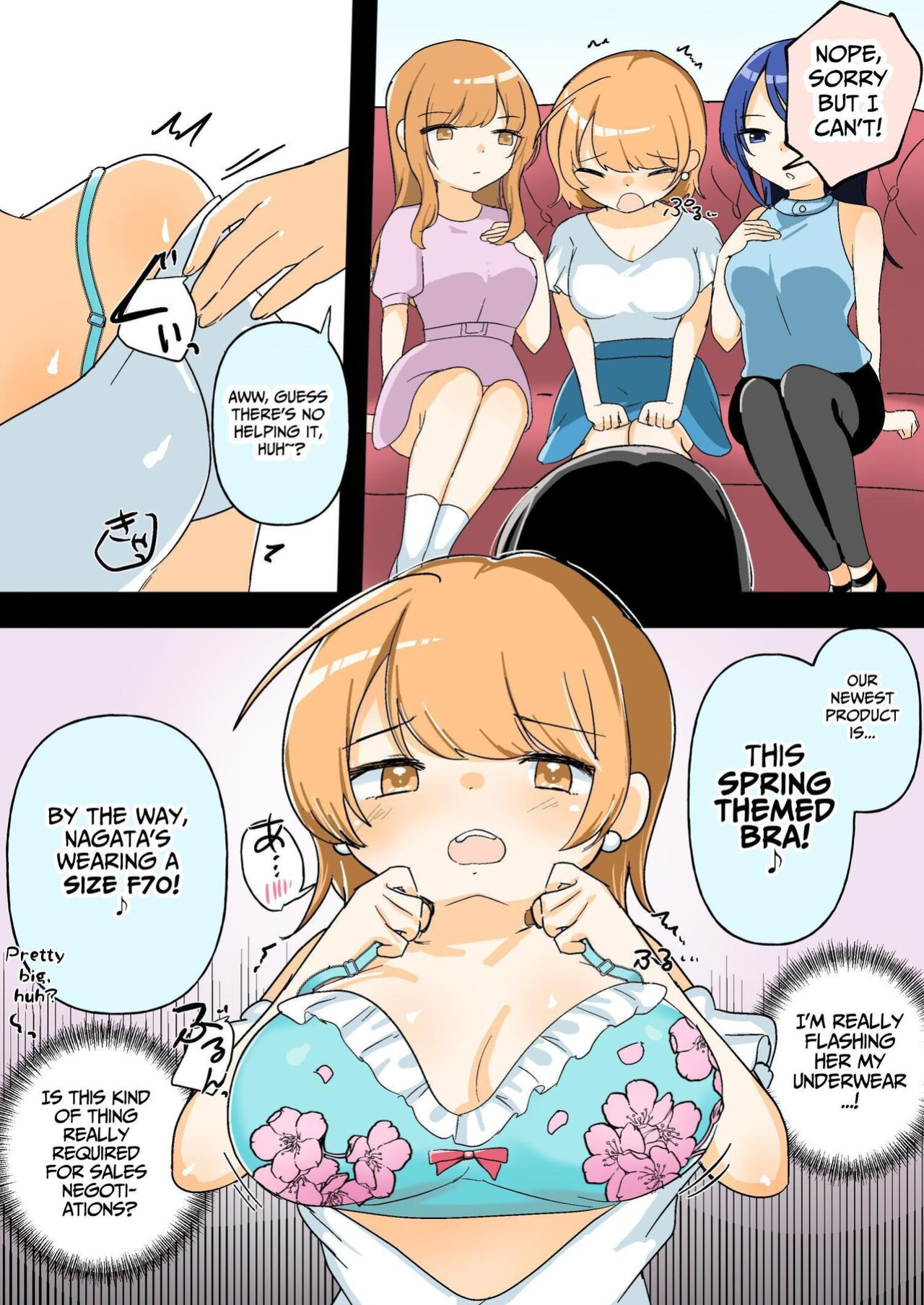[Amai Shoujo Koubou (Amai Meiden)] The Sexual Harassment Division's Ignorant New Recruit Undergoes Masochist Lesbian Corruption [Kusanuu]