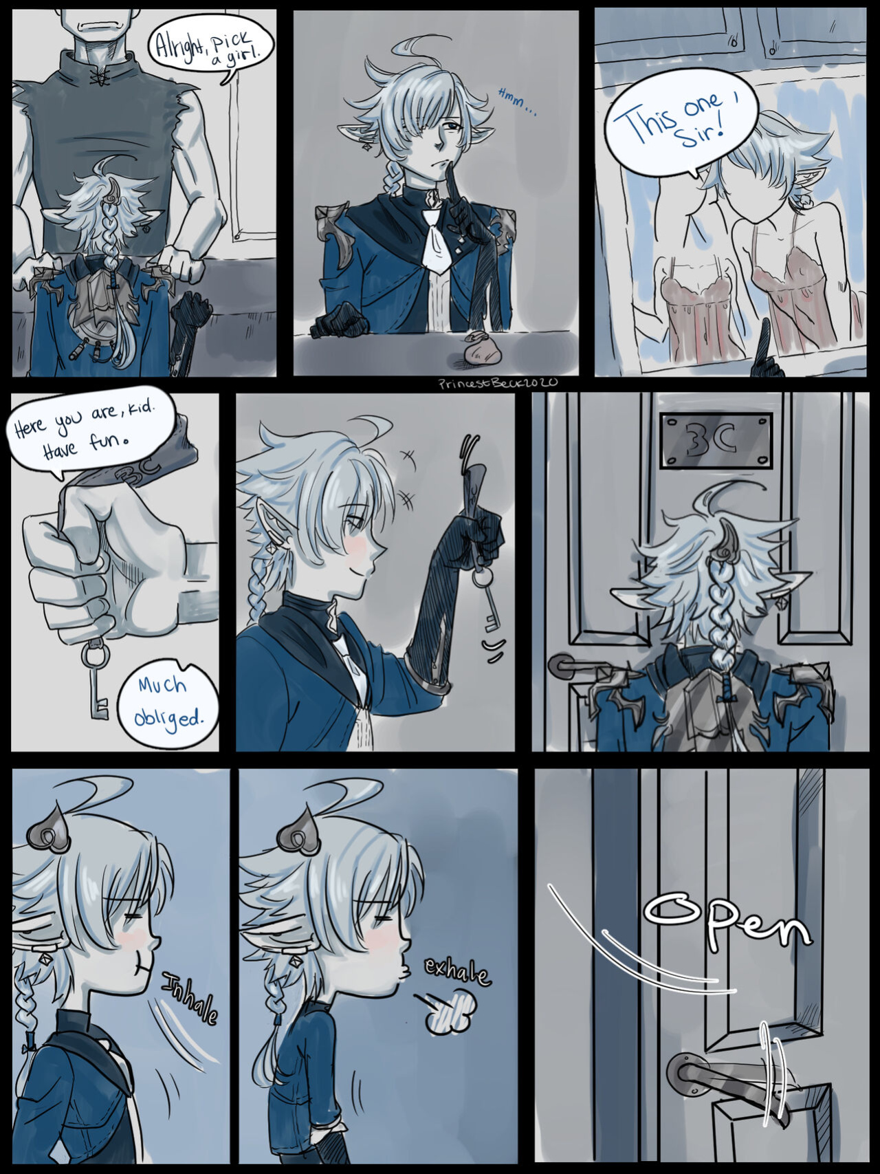 [Princest Beck] Alisaie x Alphinaud (Final Fantasy XIV)