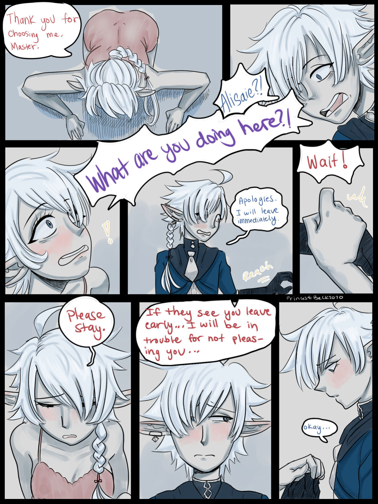 [Princest Beck] Alisaie x Alphinaud (Final Fantasy XIV)