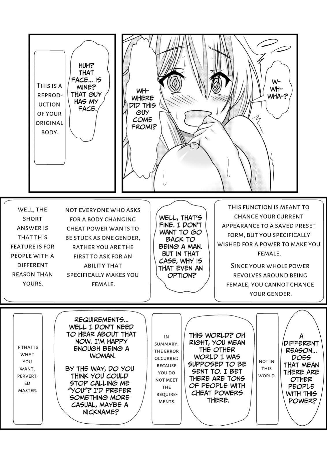 [Nakayo Shi Koyo Shi (Nakayo Shi)] The feminizing cheat was even more powerful than I thought 01 [ENG Ver.]