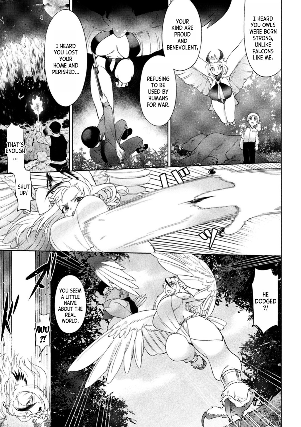 [F Mushoku] Fallen Horned Owl, Cuckold Bride (Bessatsu Comic Unreal Ishu NTR ~Ningen ni Koishita Jingai Heroine ga Douzoku Chinpo de Kairaku Ochi~ Vol. 1) [desudesu]
