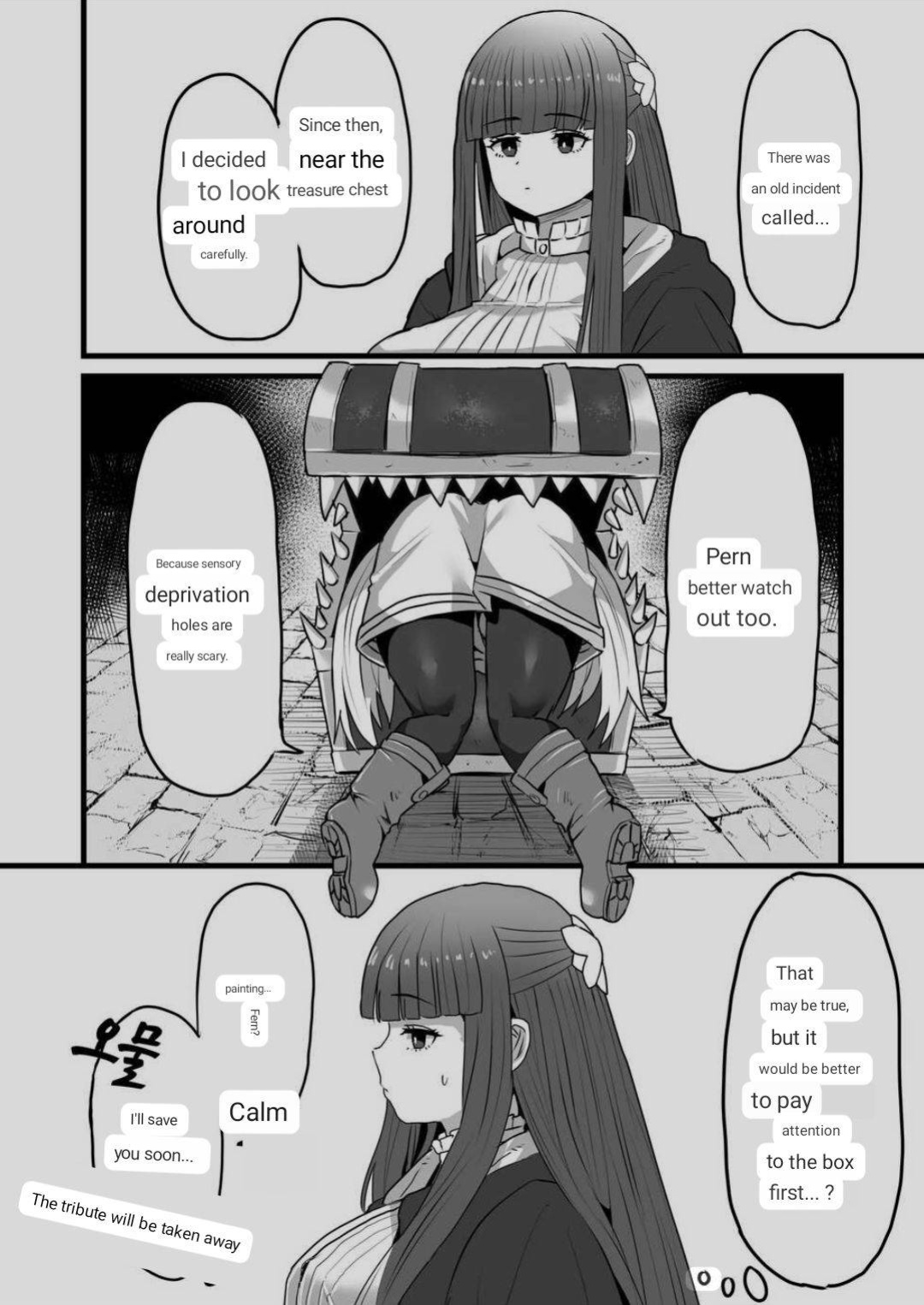 [Sei no mamono (Sema)] Frieren to Kankaku Shadan Ana (Sousou no Frieren) [ENGLISH] [MTL]