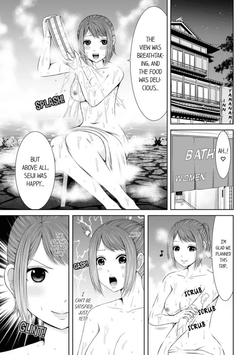 [Icelatte] Seitraishi ni Jirasare Tsuzuketa Tsuma ~Otto ni wa Ienai Nureiki Massage 1-6 | A Wife who Gets Teased Continually by a Masseur ー A Massage that Makes Me Cum Behind My Husband’s Back 1-6