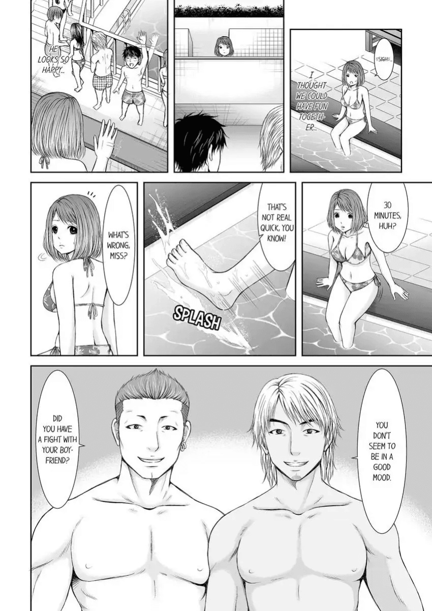 [Icelatte] Seitraishi ni Jirasare Tsuzuketa Tsuma ~Otto ni wa Ienai Nureiki Massage 1-6 | A Wife who Gets Teased Continually by a Masseur ー A Massage that Makes Me Cum Behind My Husband’s Back 1-6