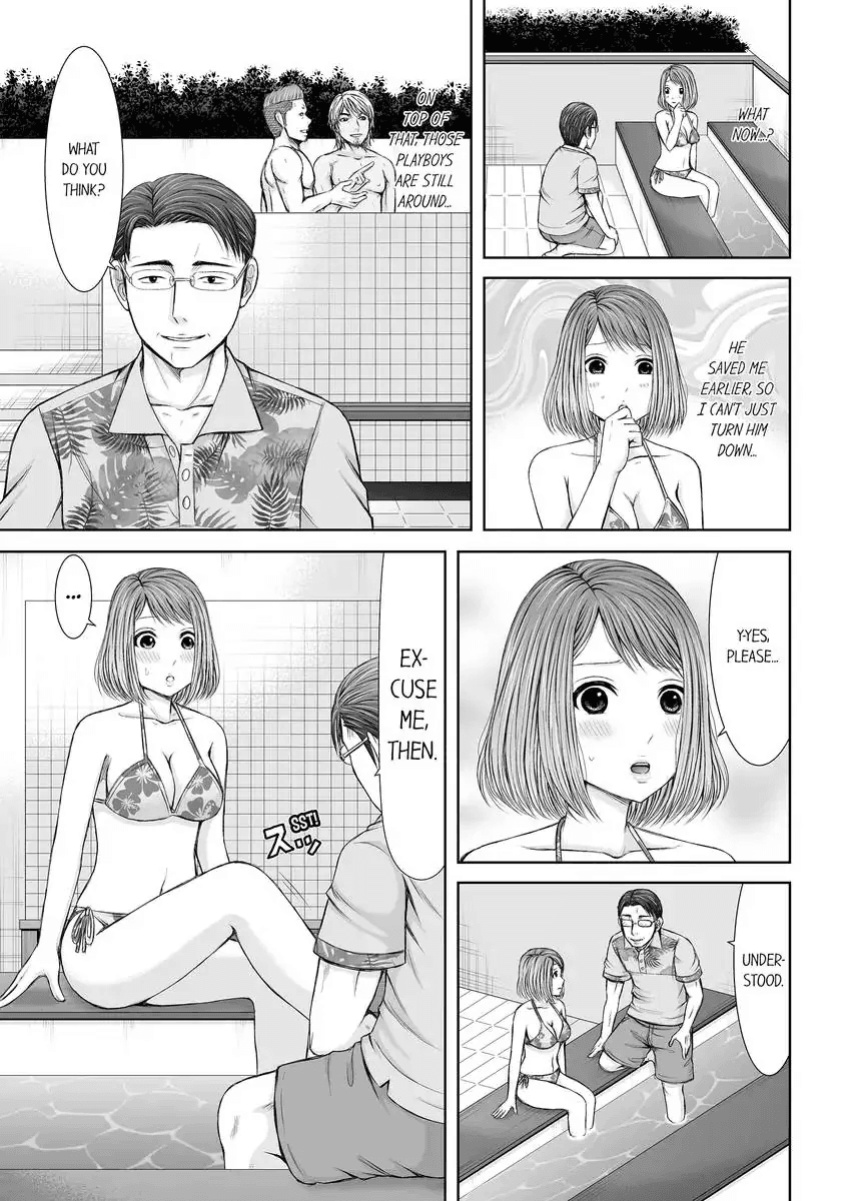 [Icelatte] Seitraishi ni Jirasare Tsuzuketa Tsuma ~Otto ni wa Ienai Nureiki Massage 1-6 | A Wife who Gets Teased Continually by a Masseur ー A Massage that Makes Me Cum Behind My Husband’s Back 1-6