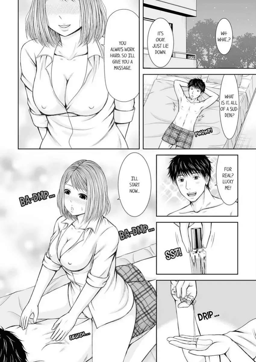 [Icelatte] Seitraishi ni Jirasare Tsuzuketa Tsuma ~Otto ni wa Ienai Nureiki Massage 1-6 | A Wife who Gets Teased Continually by a Masseur ー A Massage that Makes Me Cum Behind My Husband’s Back 1-6