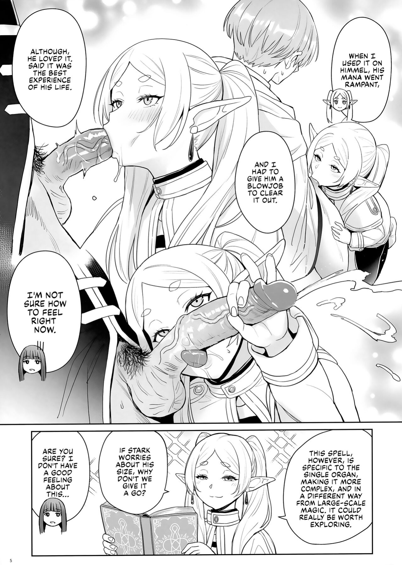 [COMEX (Zhen Lu)] Chinchin ga Ookiku Naru Mahou | Penis Enlargement Magic (Sousou no Frieren) [Fap It Scans]