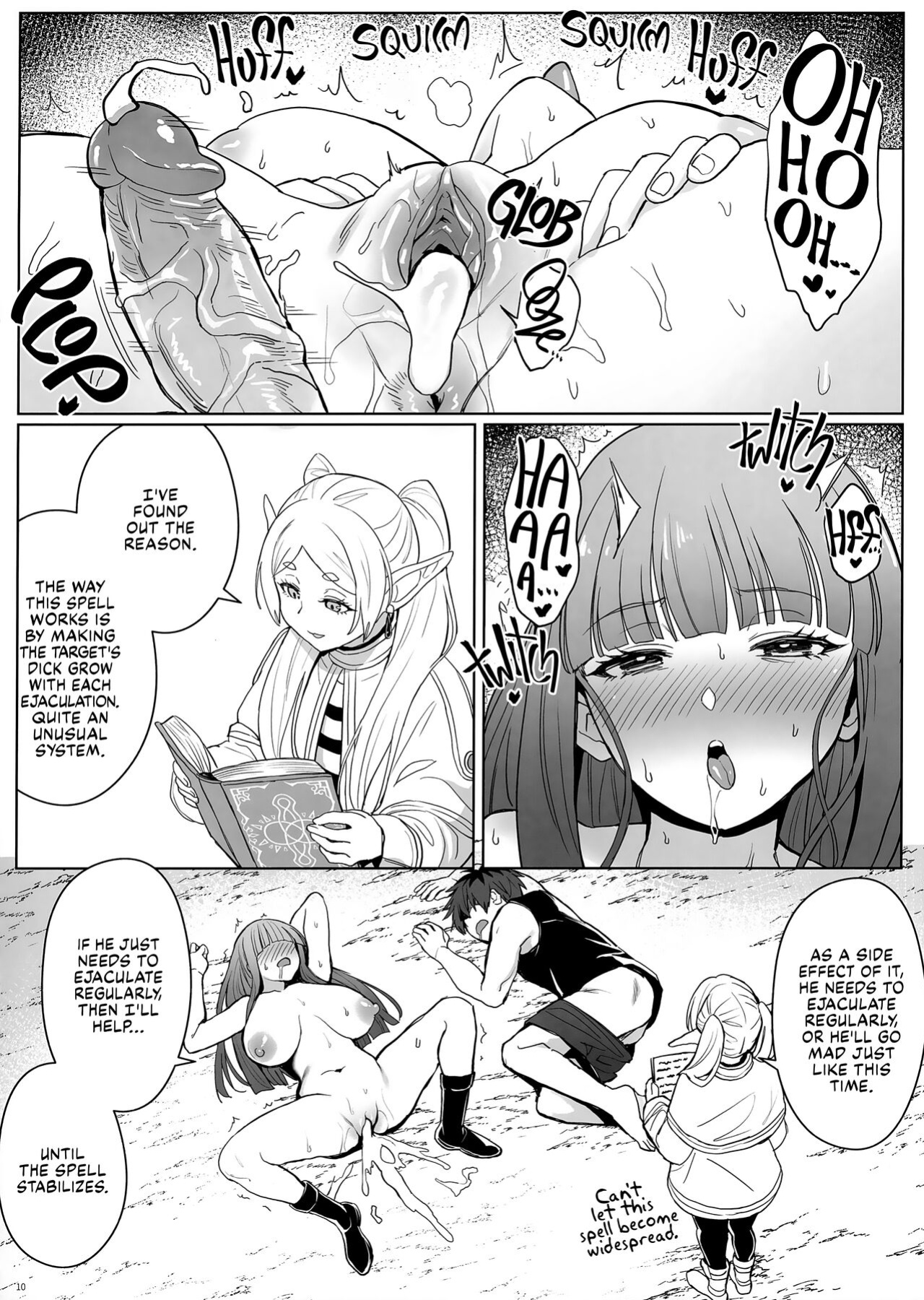 [COMEX (Zhen Lu)] Chinchin ga Ookiku Naru Mahou | Penis Enlargement Magic (Sousou no Frieren) [Fap It Scans]
