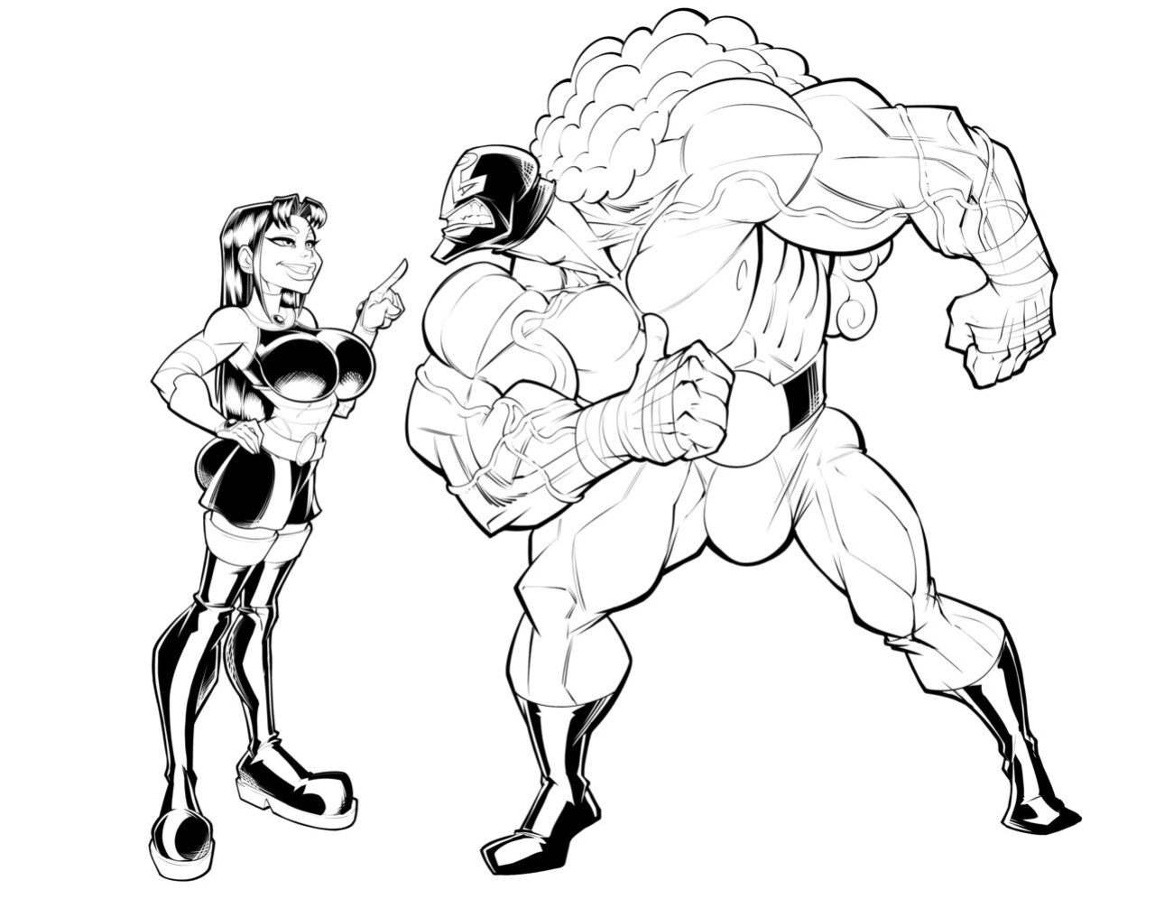 [Fontez] Blackfire Versus Rasslor (Teen Titans)