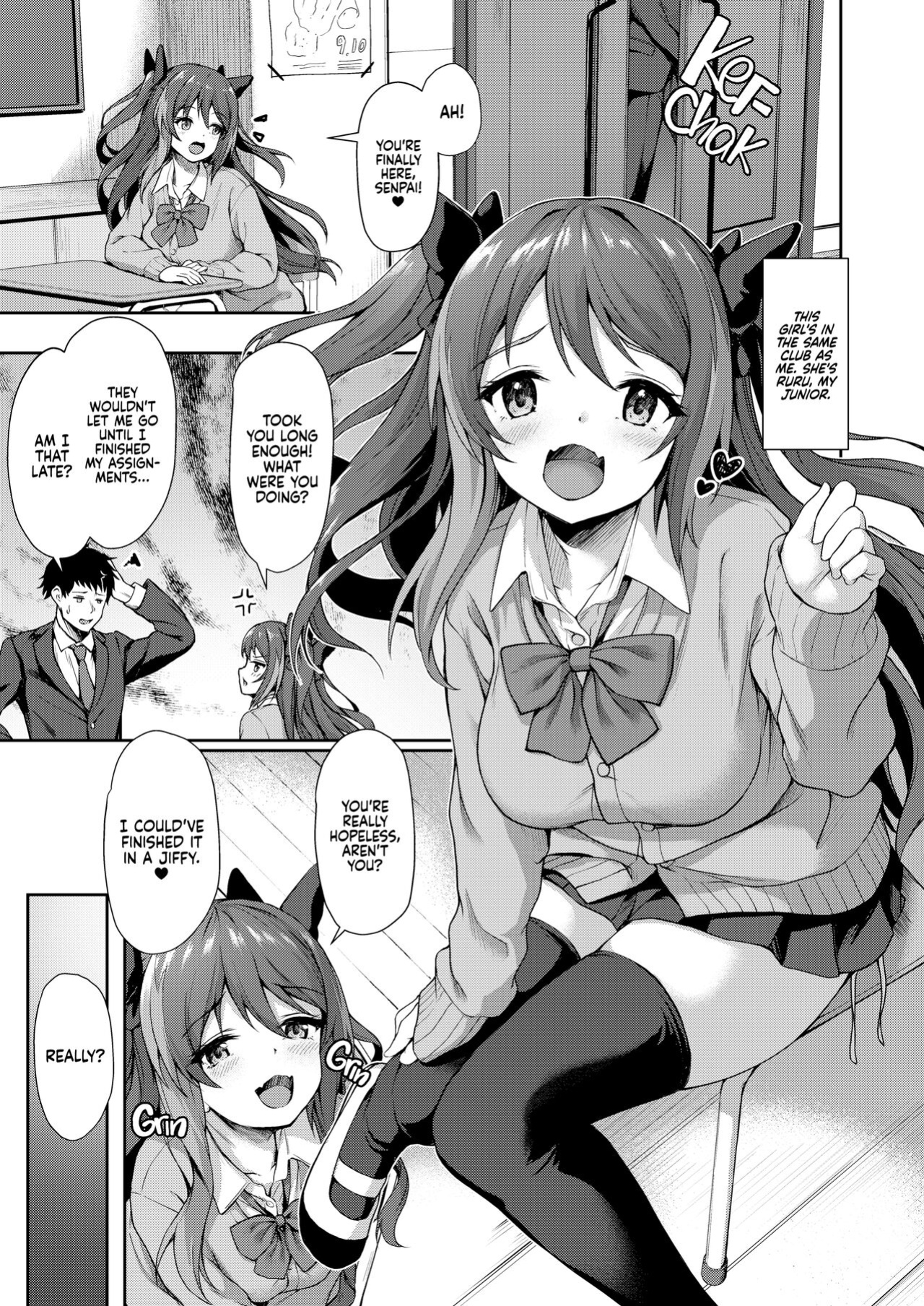 [Yusaritsukata (Awayume)] Kouhai wa Koakumama!? 2 | My Clubmate's a Little Devil! 2