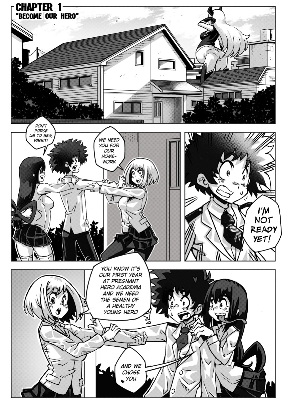Pregnant Hero Academia