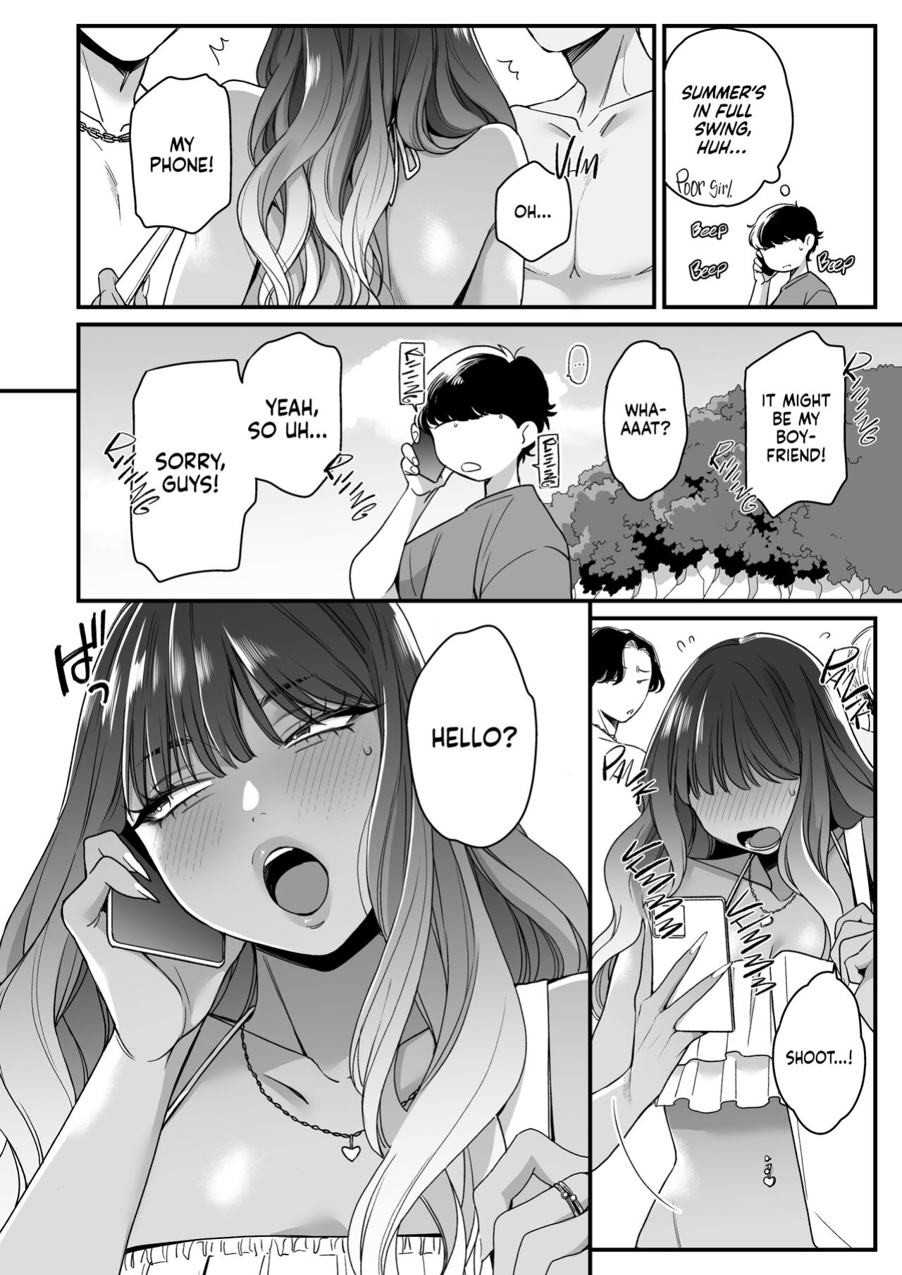 [Misaki (BUTA)] Natsu to Umi to Gal ×2 | Beach, Sun, And A Pair Of Gyarus! [head empty]