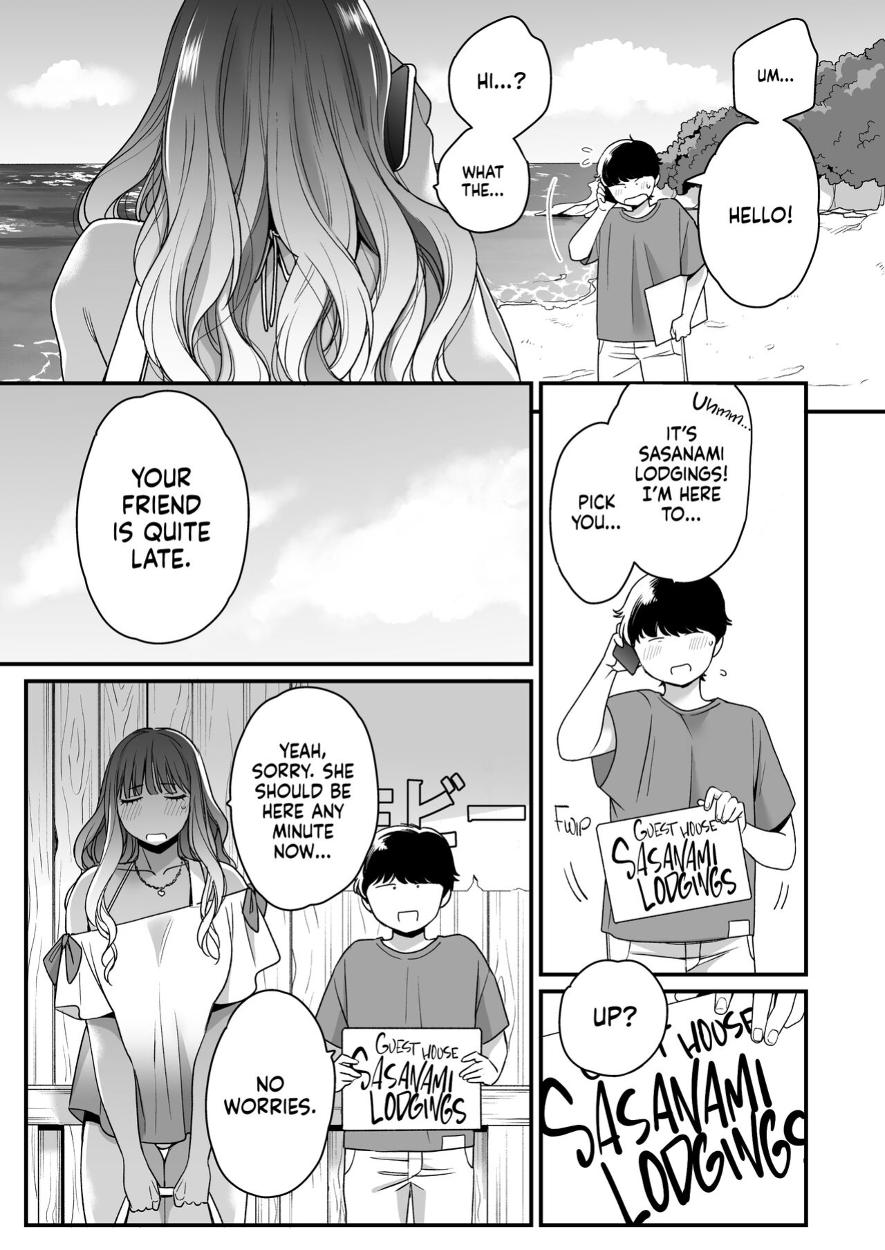 [Misaki (BUTA)] Natsu to Umi to Gal ×2 | Beach, Sun, And A Pair Of Gyarus! [head empty]