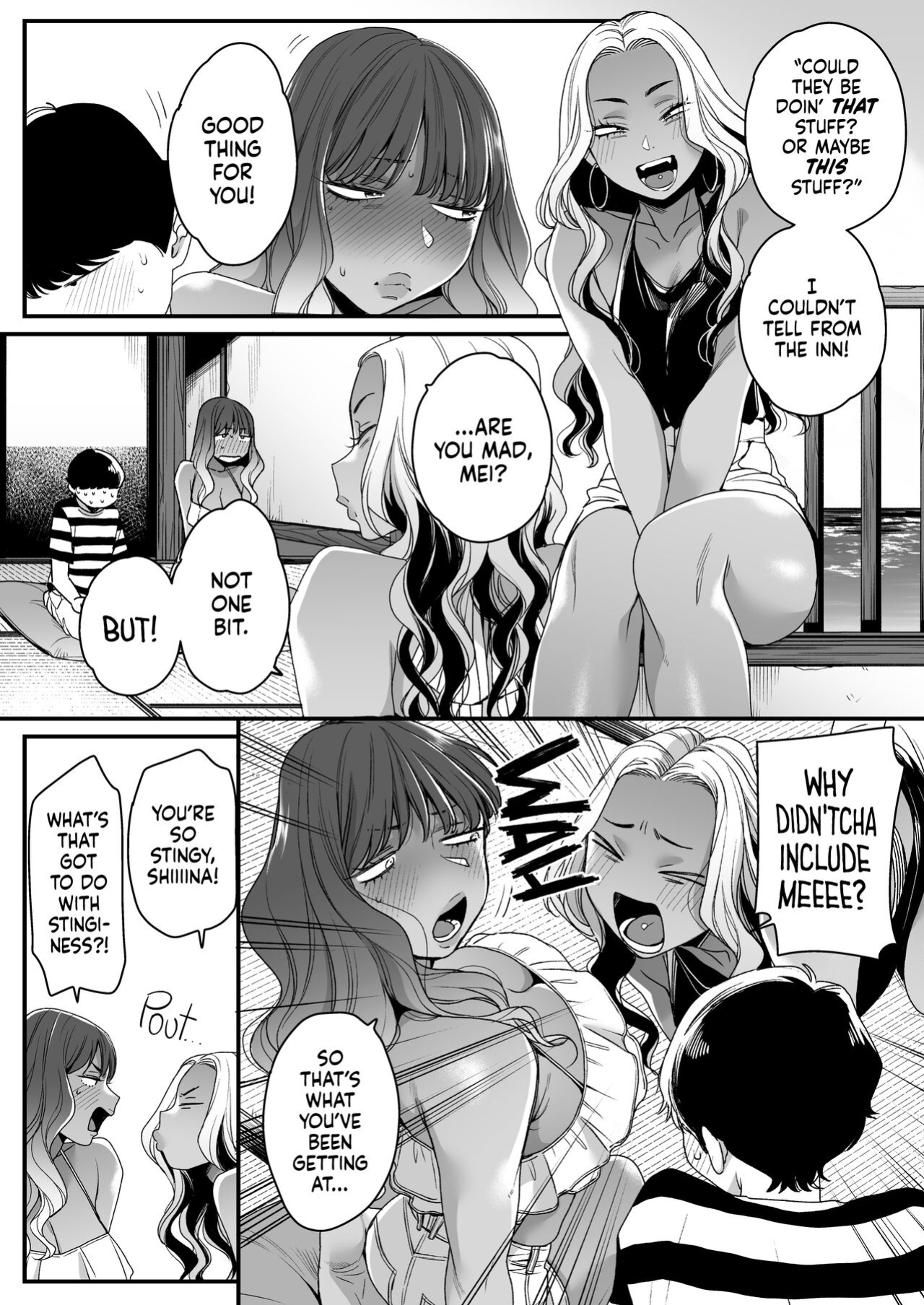 [Misaki (BUTA)] Natsu to Umi to Gal ×2 | Beach, Sun, And A Pair Of Gyarus! [head empty]