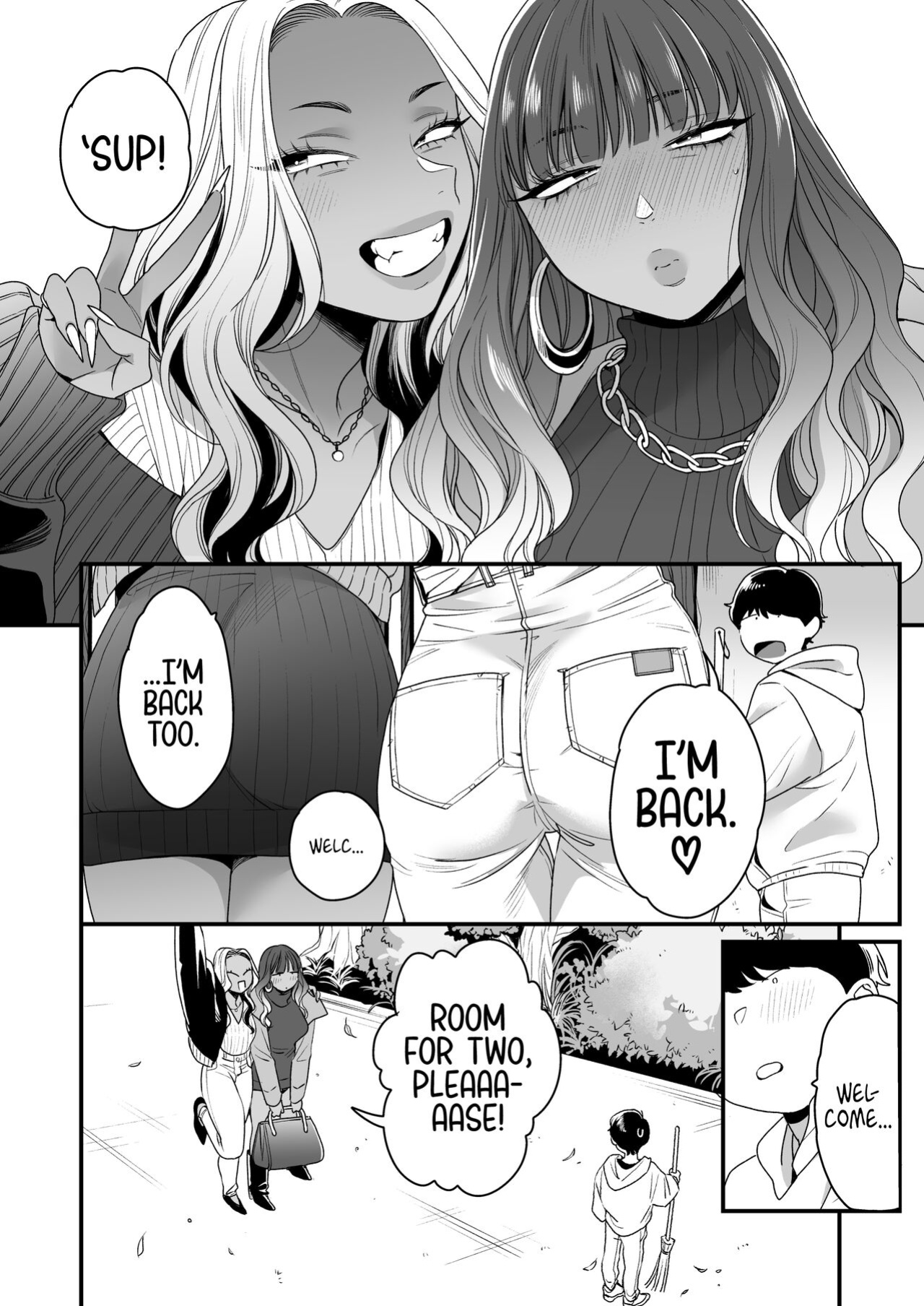 [Misaki (BUTA)] Natsu to Umi to Gal ×2 | Beach, Sun, And A Pair Of Gyarus! [head empty]