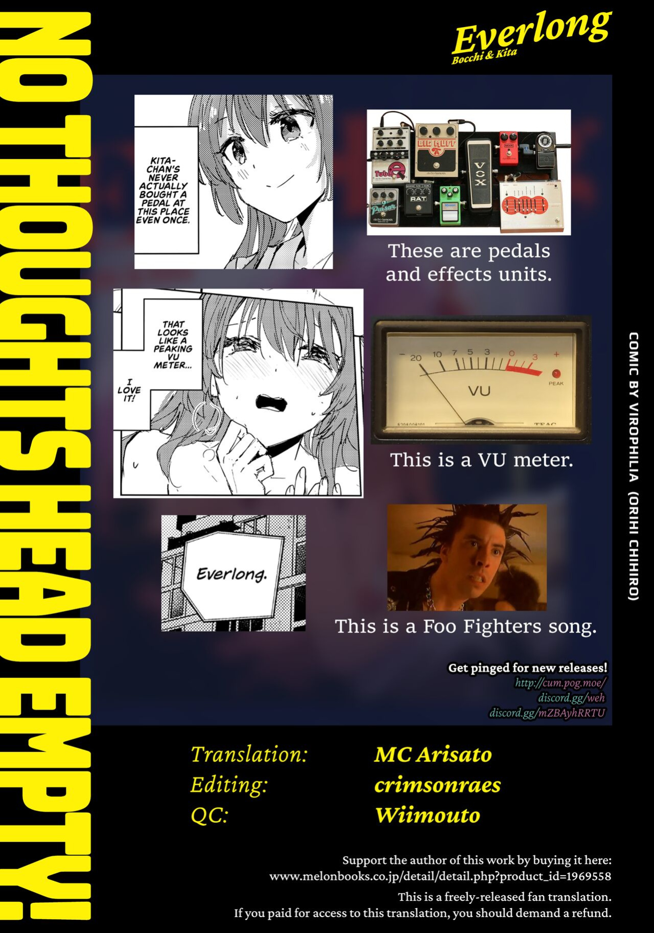 (Bocchi the Book! #2) [virophilia (Orihi Chihiro)] Everlong (Bocchi the Rock!) [head empty]