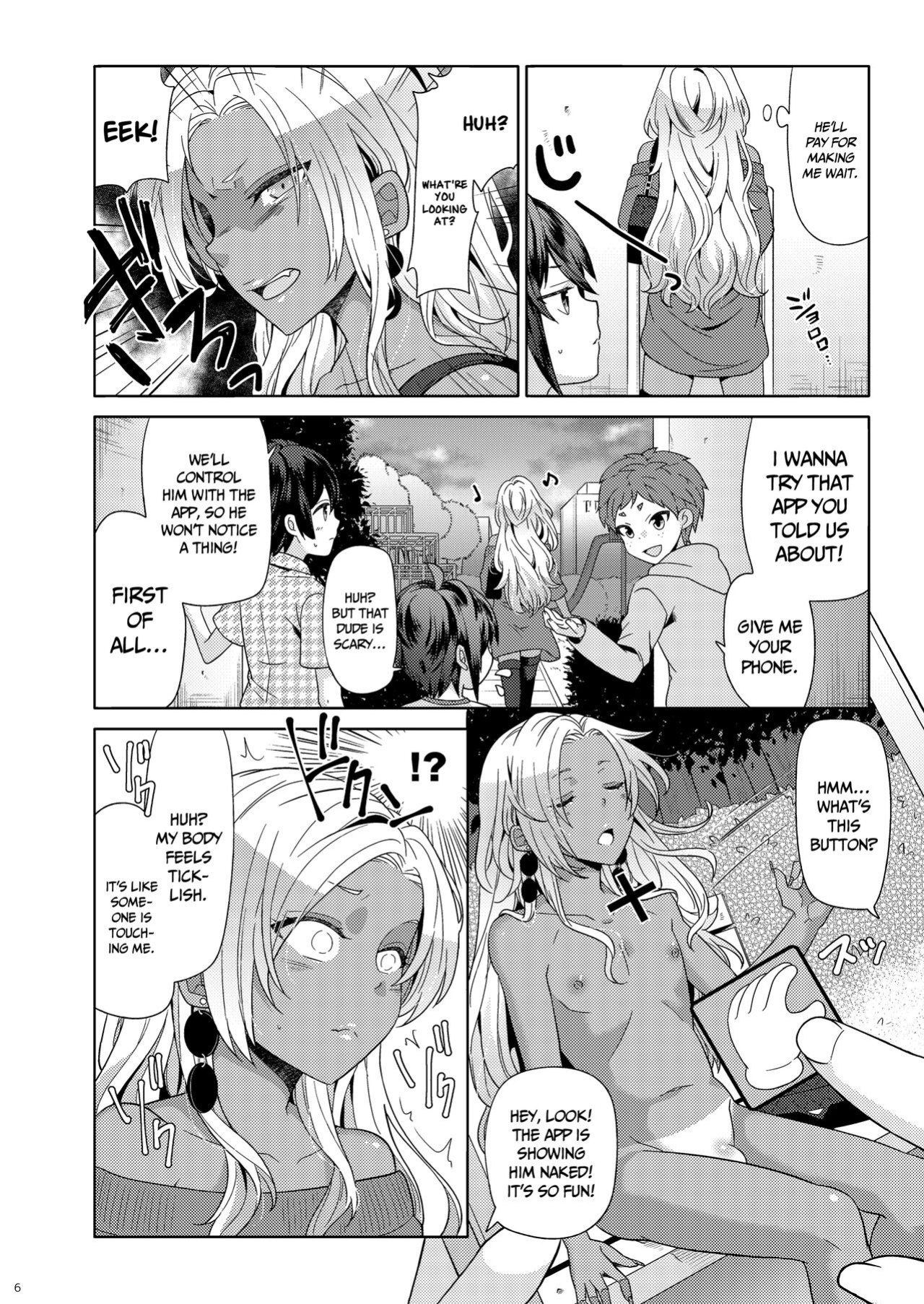 [Nanaten Manten (knsk)] I Tried To Play Naughty Pranks On a Gal Crossdresser Using an App 2