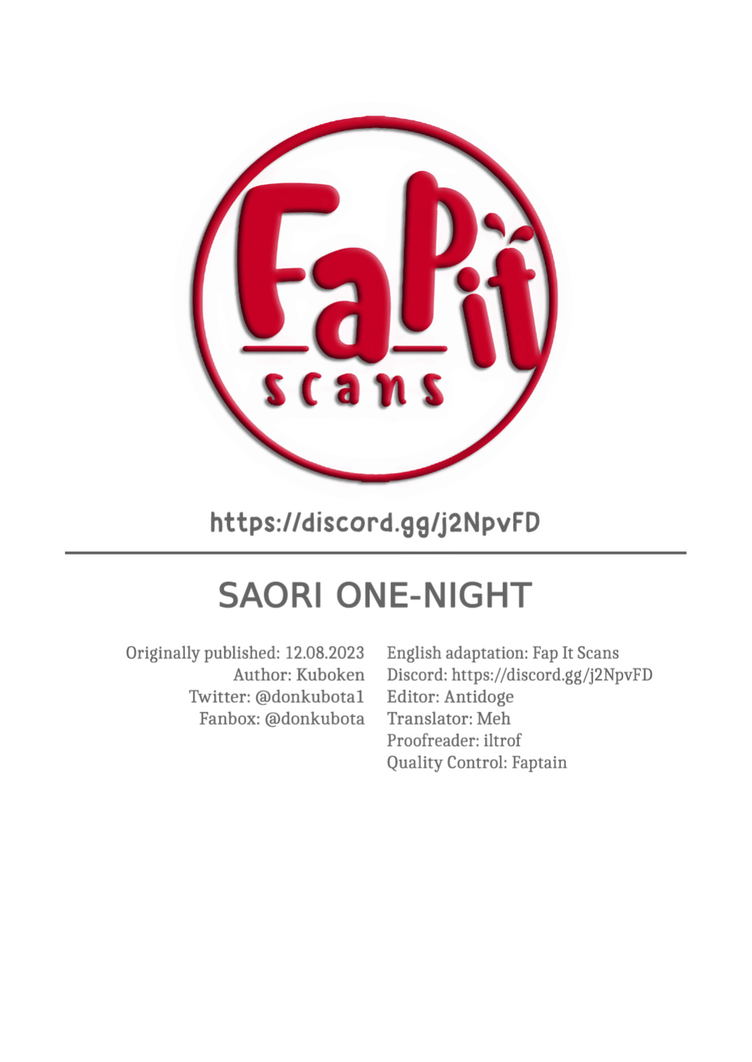 [Kubokenya-san (Kuboken)] SAORI ONE-NIGHT (Blue Archive) [Fap It Scans]
